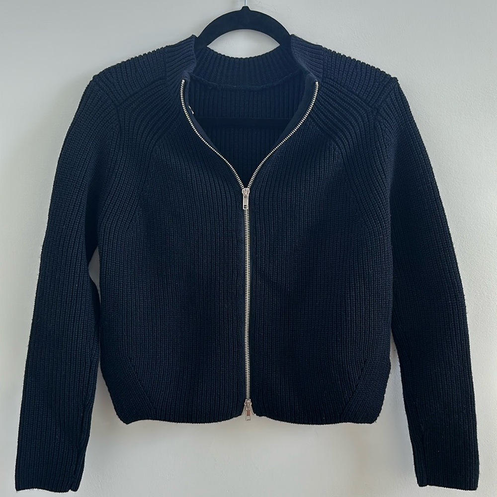 Sandro Paris zip up sweater